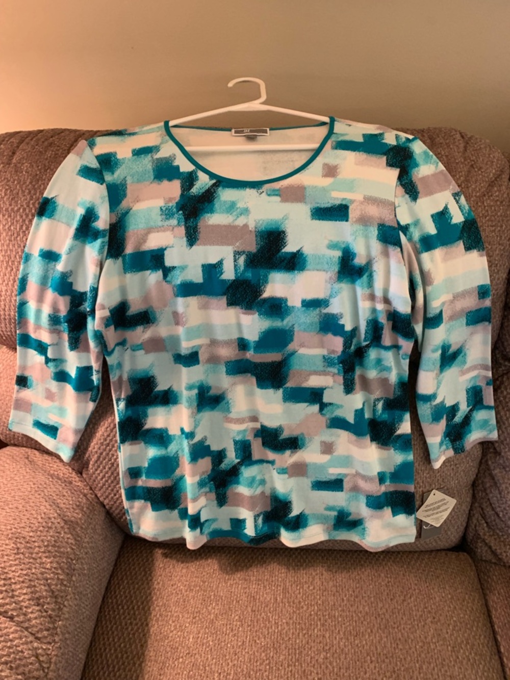 JM Collection 3/4 sleeve top
